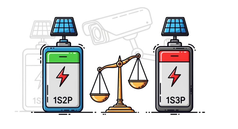Balancing Energy Density and Life Cycles: 1S2P vs. 1S3P for Solar-Powered IPCs