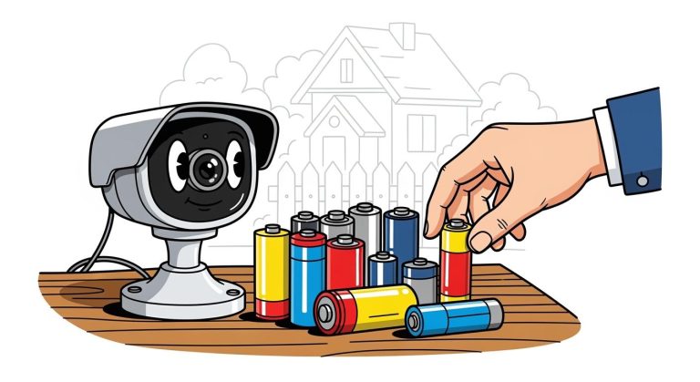 Camera Battery Selection for Security Systems