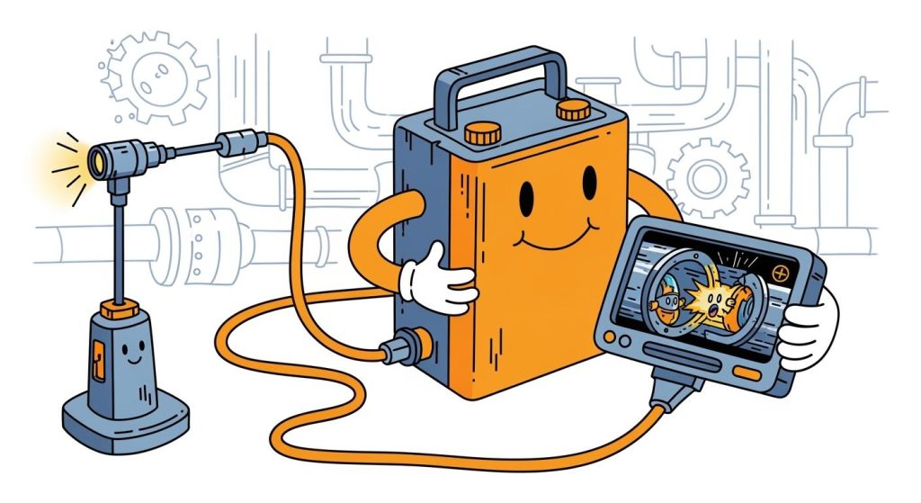 Battery Solutions for Industrial Borescopes and Remote Visual Inspection Equipment