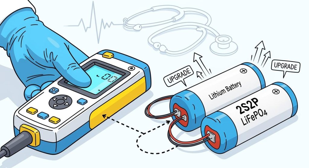 How to Extend Battery Life of Handheld Blood Gas Analyzers? 2S2P Lithium Battery Upgrade