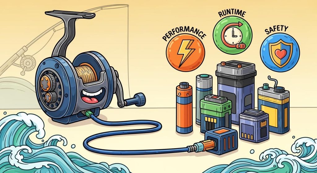 How to Choose the Right Battery for Electric Fishing Reels: Performance, Runtime, and Safety Considerations