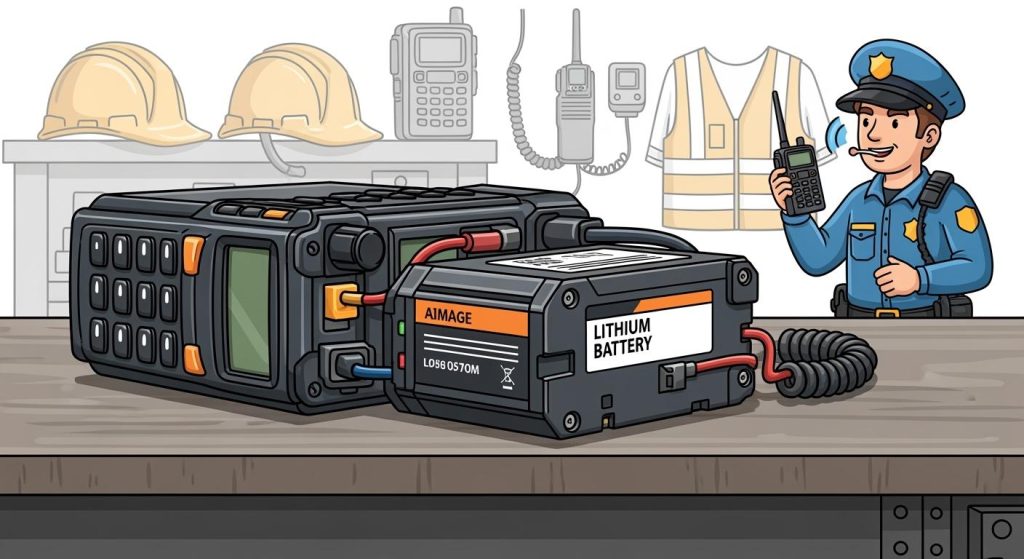 Lithium Battery Solutions for Professional Two-Way Radio Systems: Reliable Power for Critical Communications in Industrial and Public Safety Networks