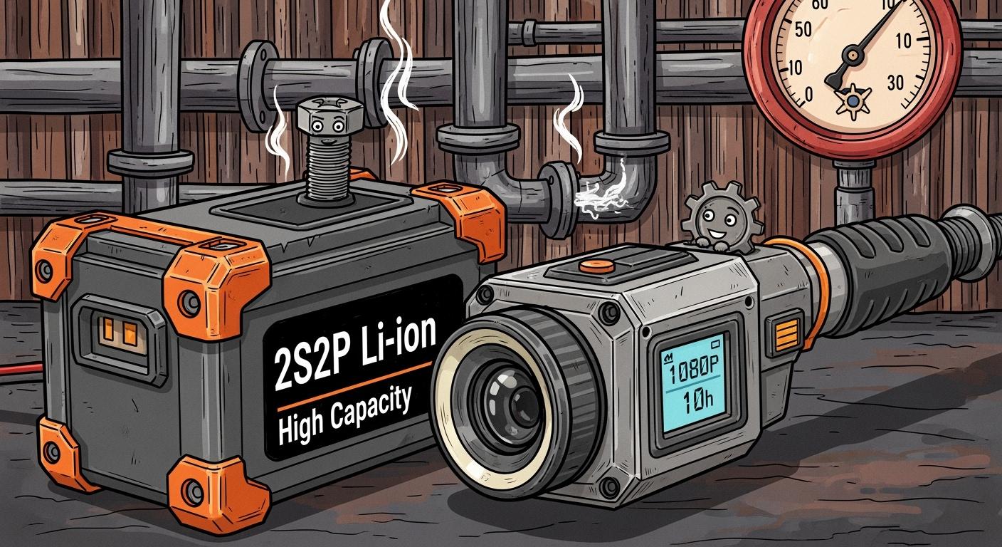 Selecting High-Capacity 2S2P Li-ion Batteries for Industrial Borescopes & Inspection Cameras: 1080p Resolution & 10-Hour Runtime in Harsh Environments