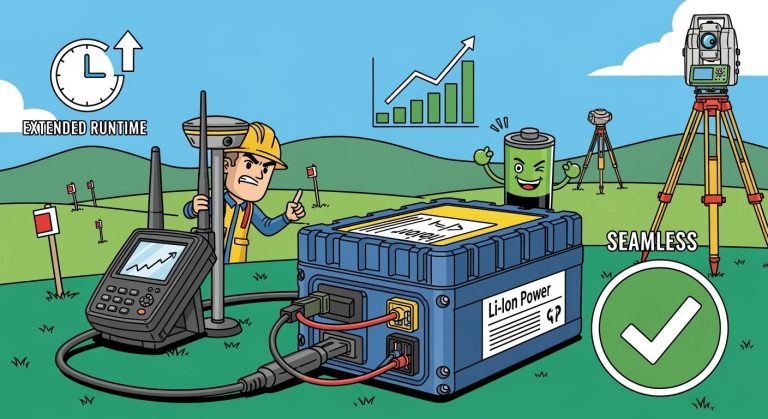 Custom Lithium Batteries for Industrial Surveying and Mapping Equipment: Optimizing Runtime and Field Productivity