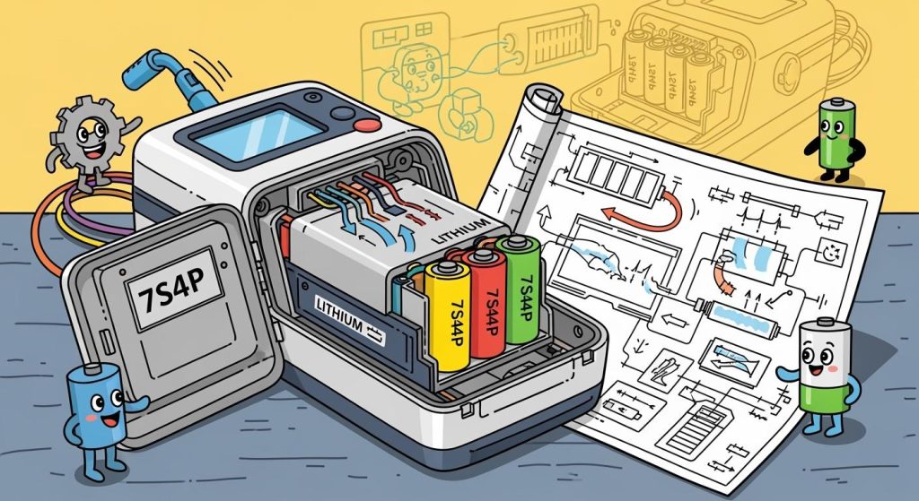 Improving Runtime of Portable Ventilators: High-Capacity 7S4P Lithium Battery Pack Engineering Insights