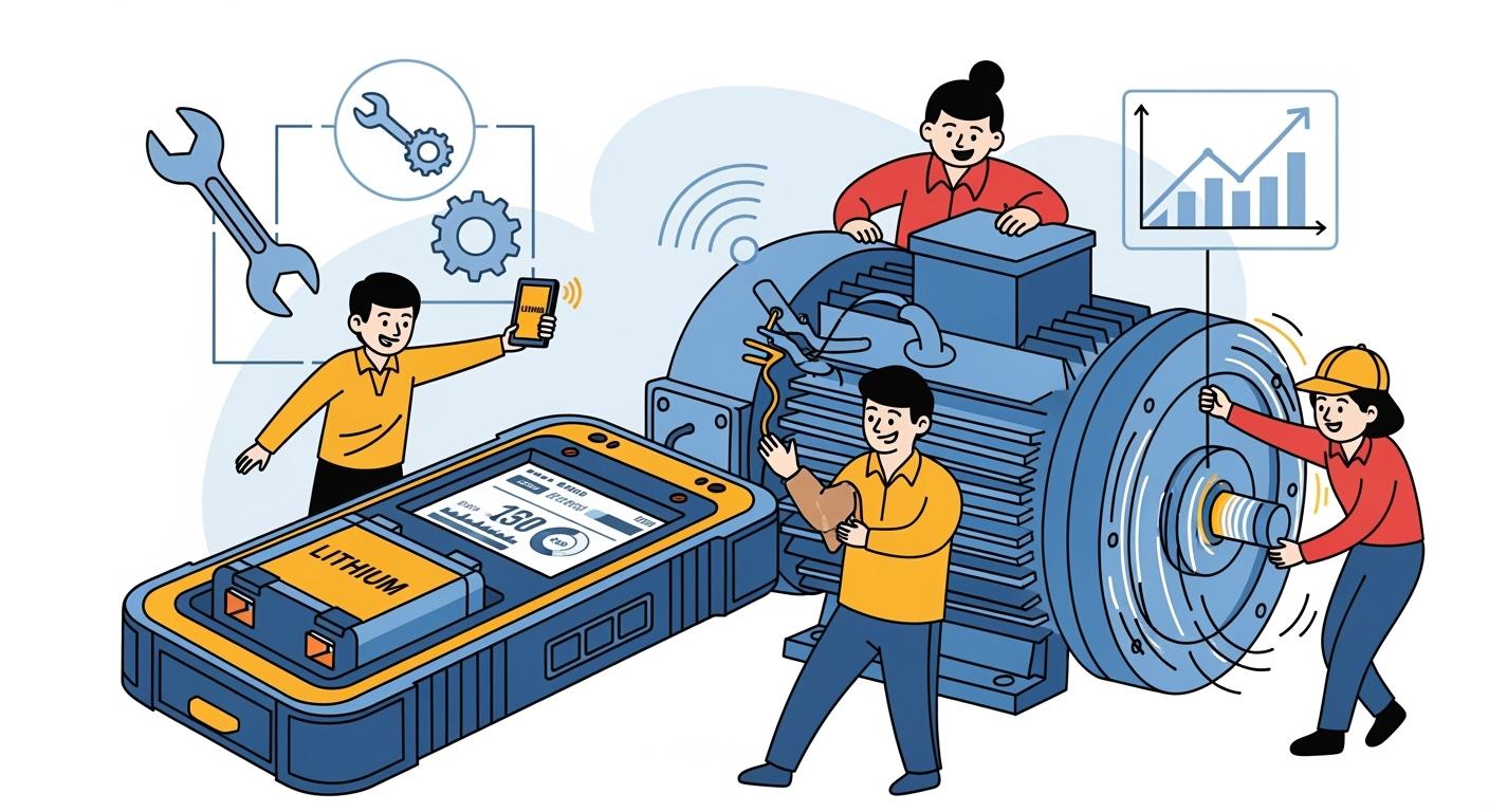 Lithium Battery Solutions for Portable Vibration and Condition Monitoring Systems: Reliable Power for Predictive Maintenance Equipment