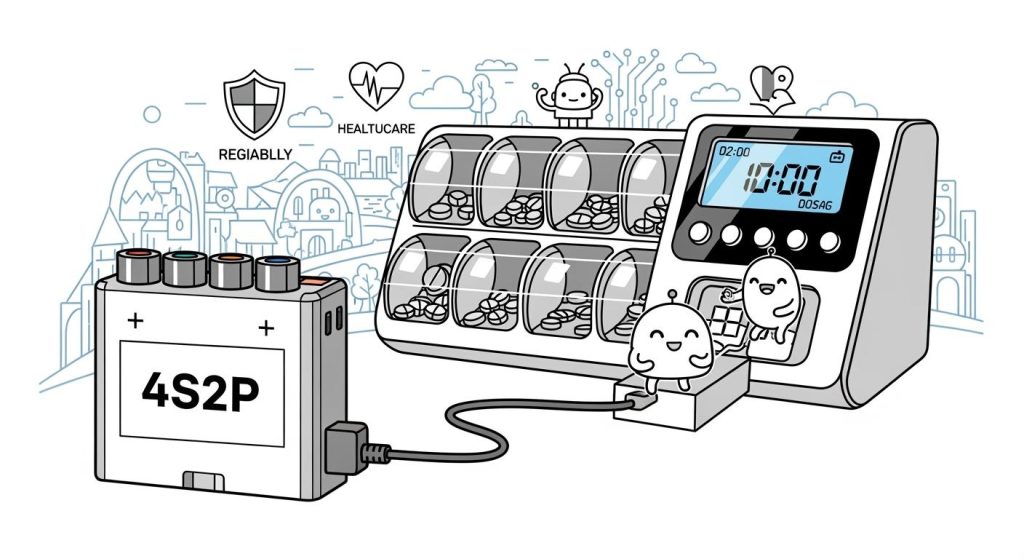 Comparing 4S2P Lithium Battery Backup Solutions for Automated Medication Delivery