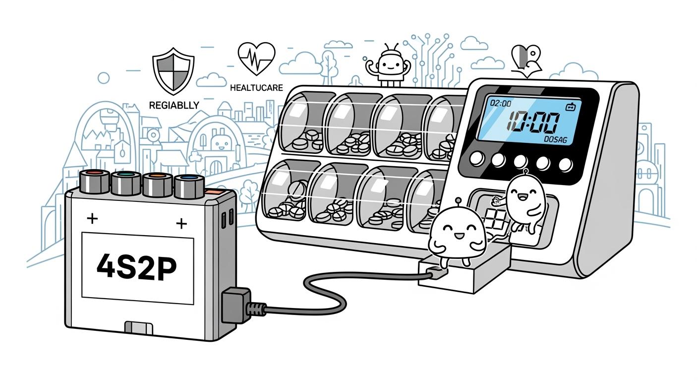 Comparing 4S2P Lithium Battery Backup Solutions for Automated Medication Delivery