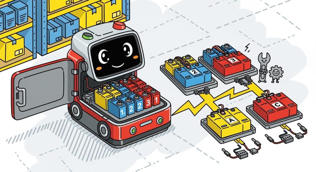 How to Design Battery Packs for Autonomous Mobile Robots (AMR/AGV Systems)