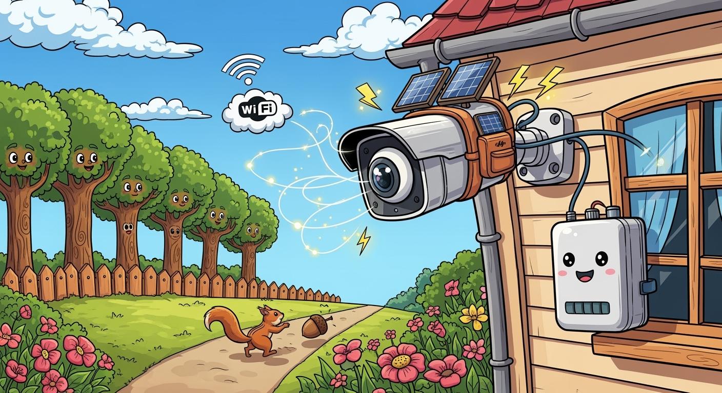 Outdoor Security Camera Power Solutions: How to Build a Maintenance-Free System