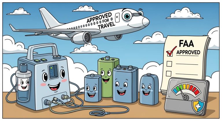 Airline Approved Oxygen Concentrator Batteries: What Manufacturers Need to Know About Safety and Energy Limits