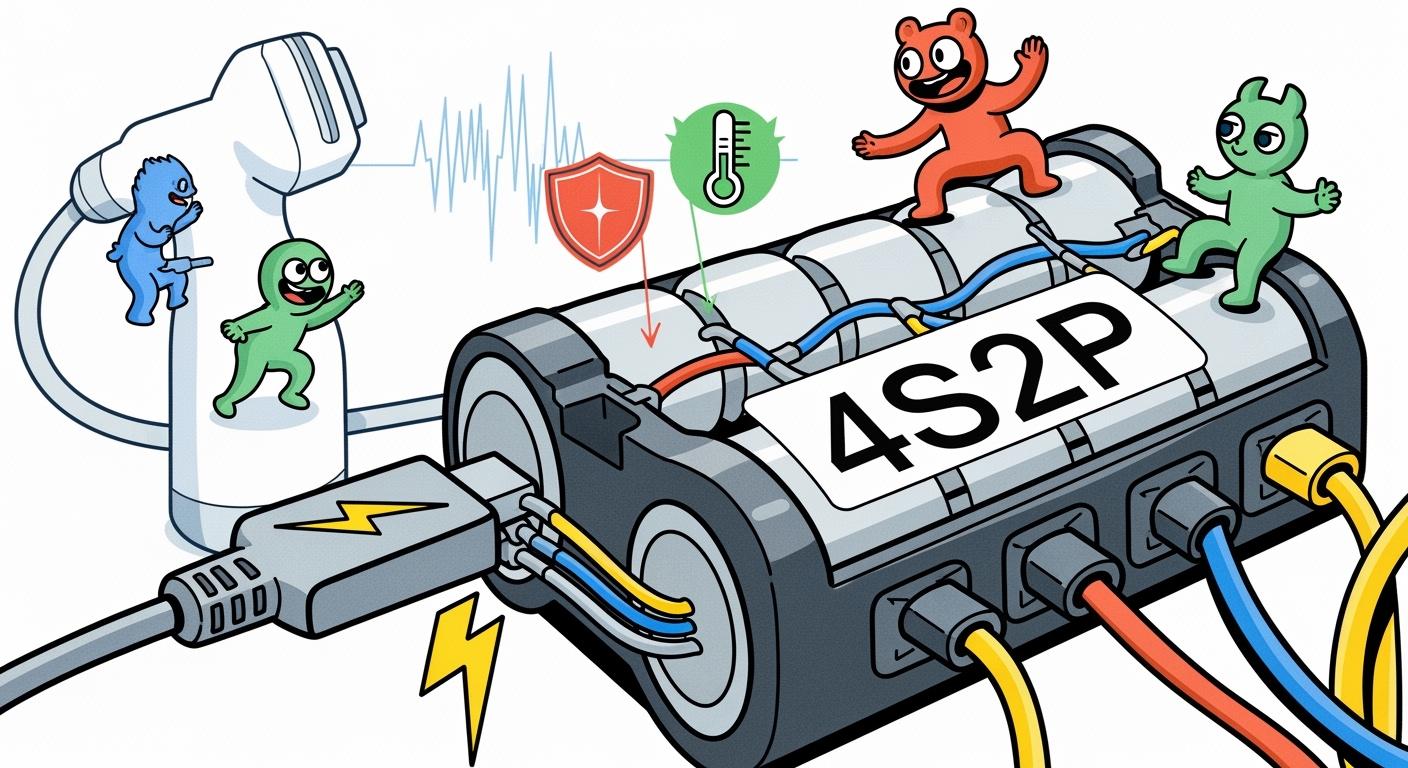 Fast-Charging Design Considerations for 4S2P Ultrasound Battery Packs
