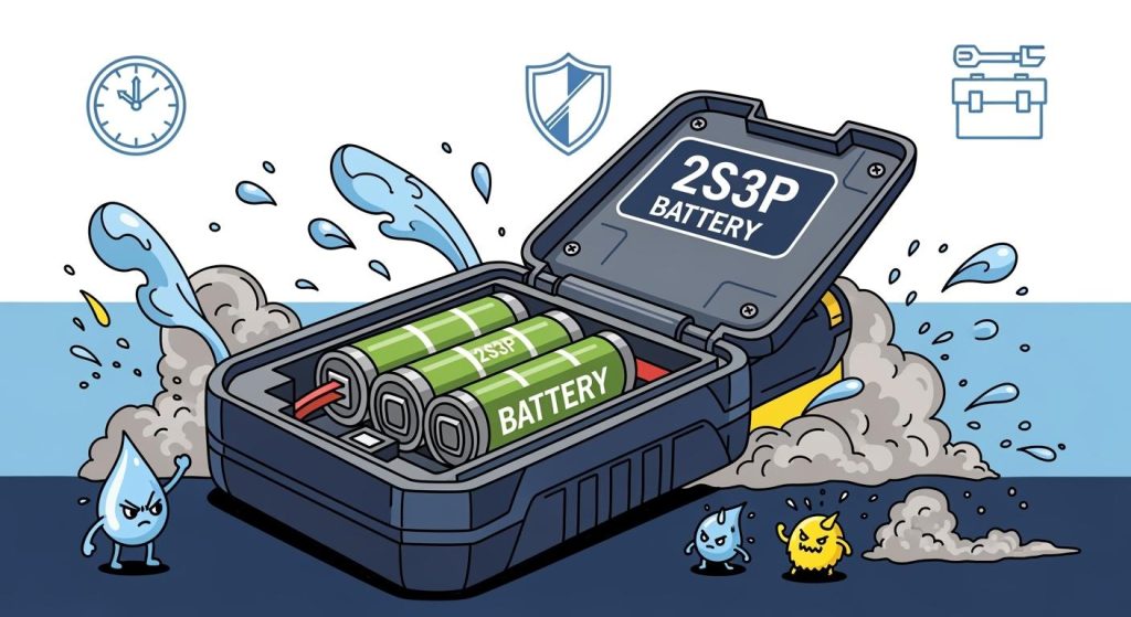 Battery Configurations for Rugged Ultrasonic Thickness Gauges: Optimizing 2S3P for IP67 Durability & Extended Field Use