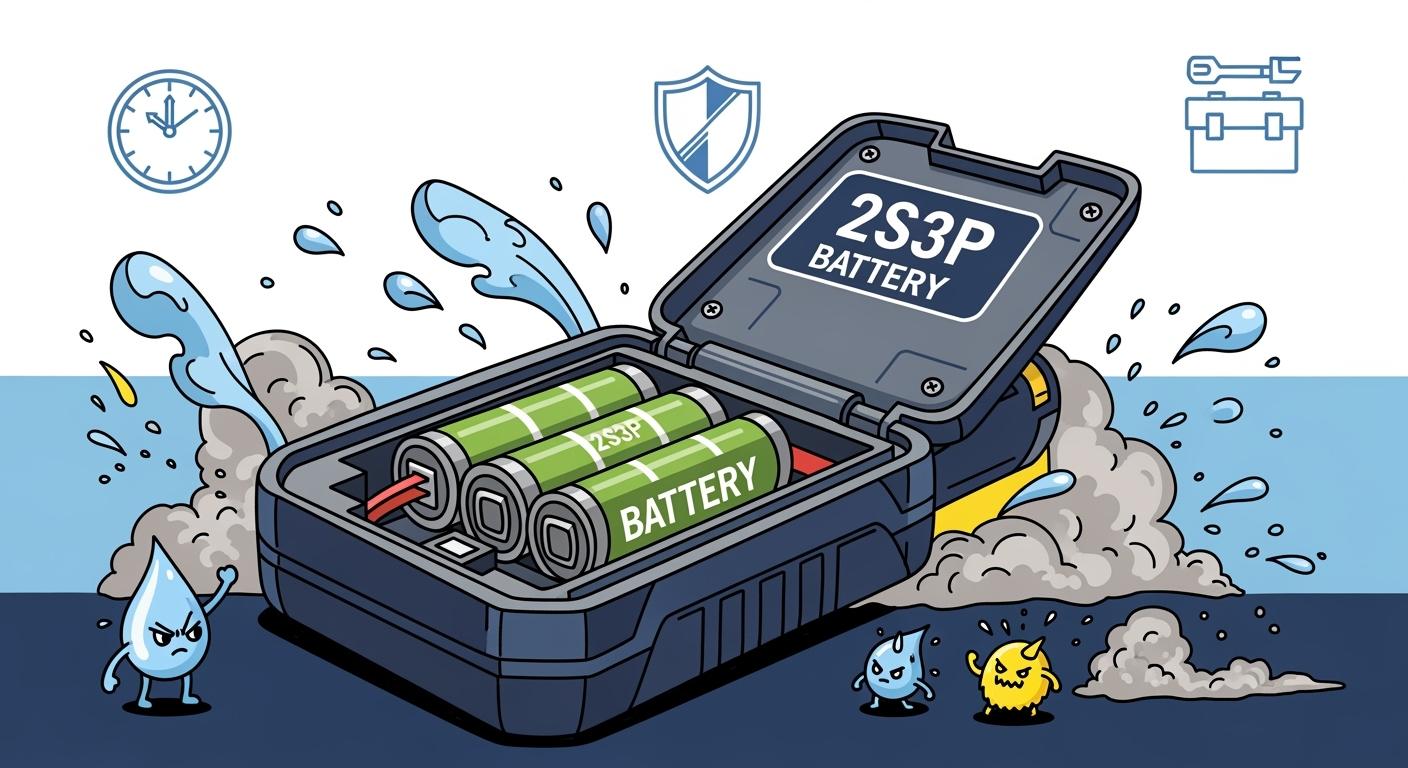 Battery Configurations for Rugged Ultrasonic Thickness Gauges: Optimizing 2S3P for IP67 Durability & Extended Field Use