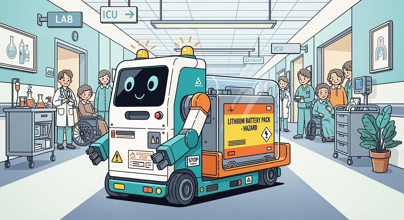 10S2P Lithium Battery System for Smart Medical Logistics Robots: Safety Strategies in Hospital Environments