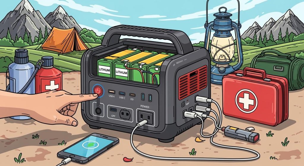 High-Reliability Portable Power Station Batteries: Lithium Energy Storage Solutions for Outdoor and Emergency Applications
