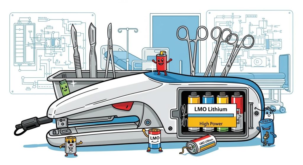 Battery Design Considerations for Powered Medical Staplers: The Role of High-Power LMO Lithium Cells