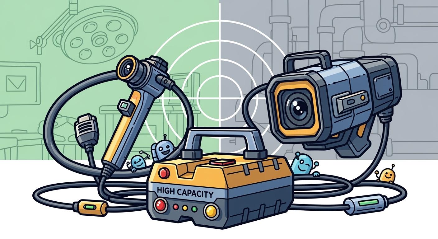 Battery Systems for Portable Endoscopy and Industrial Inspection Cameras: Stable Power for Precision Visual Diagnostics