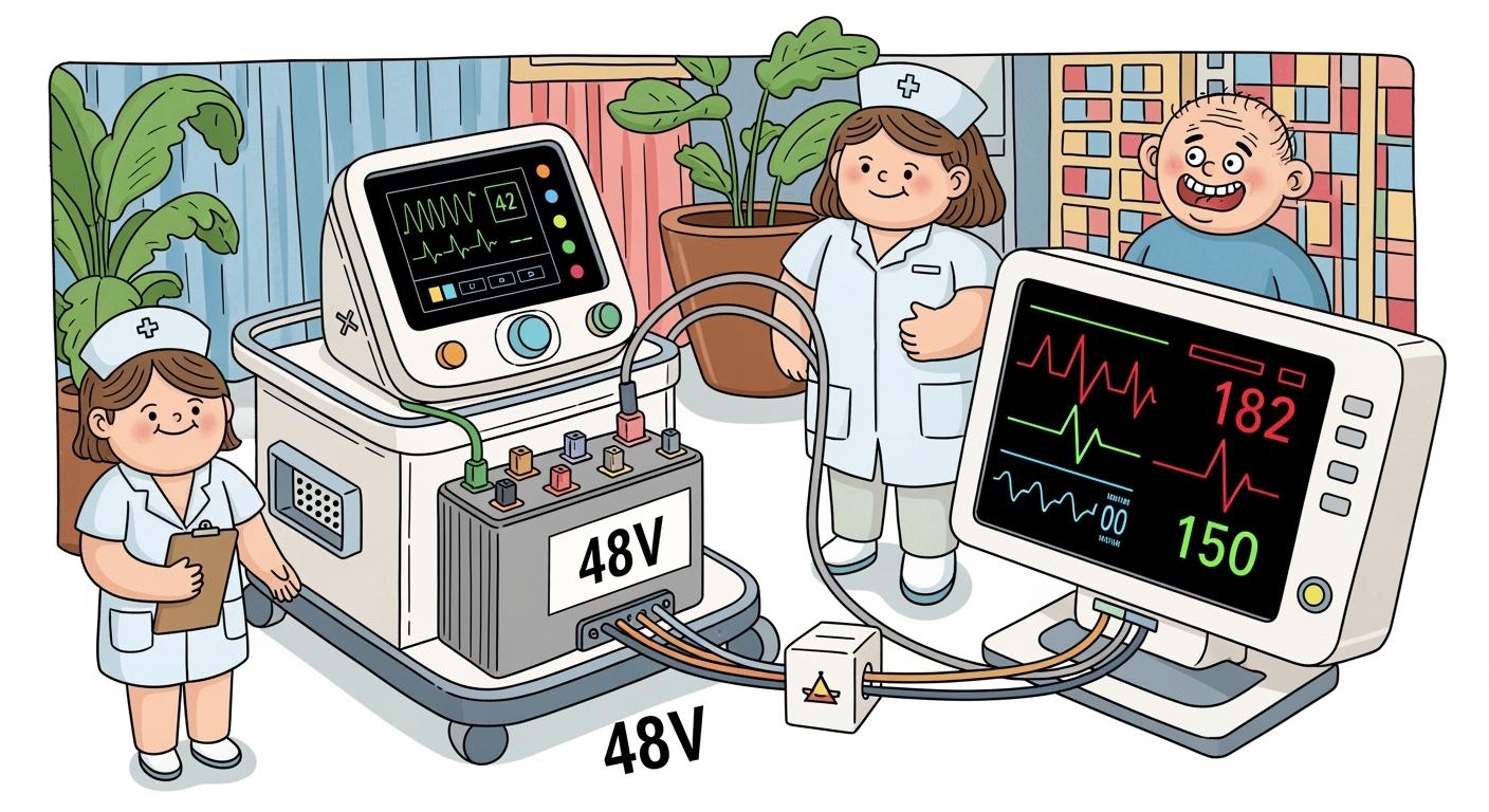 Medical Ventilator Power Systems: 13S Lithium Battery Pack Design for 48V Life-Support Equipment
