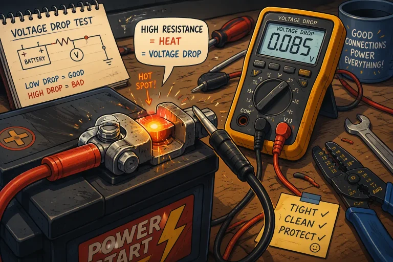 Battery Connector Contact Resistance: A Hidden Cause of Voltage Drop and Overheating