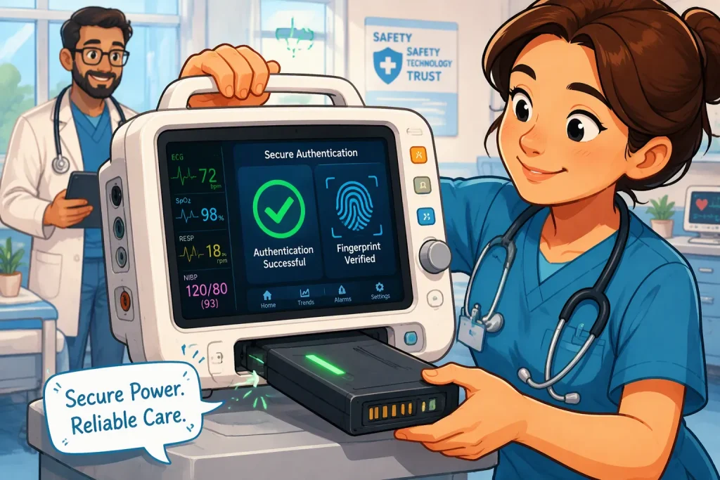 Smart Battery Authentication for Medical Devices: Preventing Incompatible and Counterfeit Battery Packs