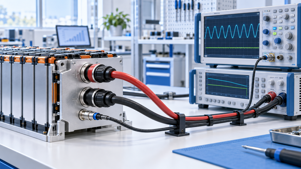 Signal integrity and connector choice in battery testing