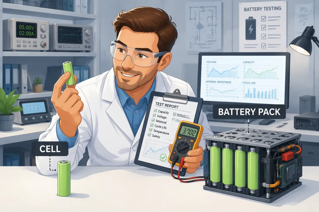 Battery Cell vs Battery Pack Test Reports: What OEM Buyers Should Verify