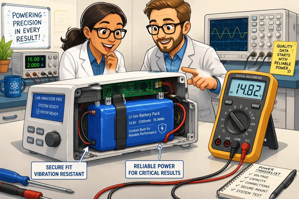 Custom Battery Packs for Laboratory Instruments: Mechanical Fit, Electrical Noise and Reliable Power